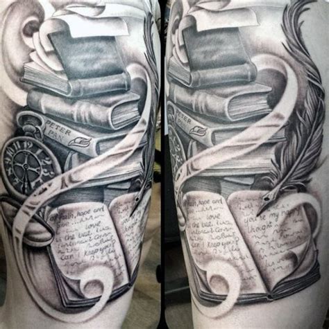 book of tattoo ideas|book tattoo designs for men.